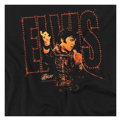 Black - Side - Elvis Presley Unisex Adult Take My Hand Long-Sleeved T-Shirt