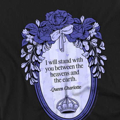 Black - Side - Bridgerton Unisex Adult I Will Stand With You T-Shirt