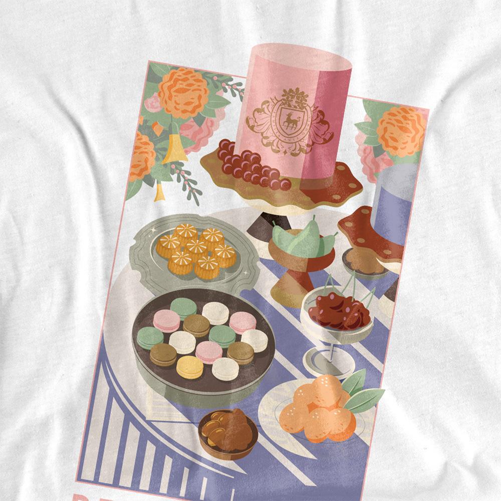 White - Side - Bridgerton Unisex Adult Treats T-Shirt