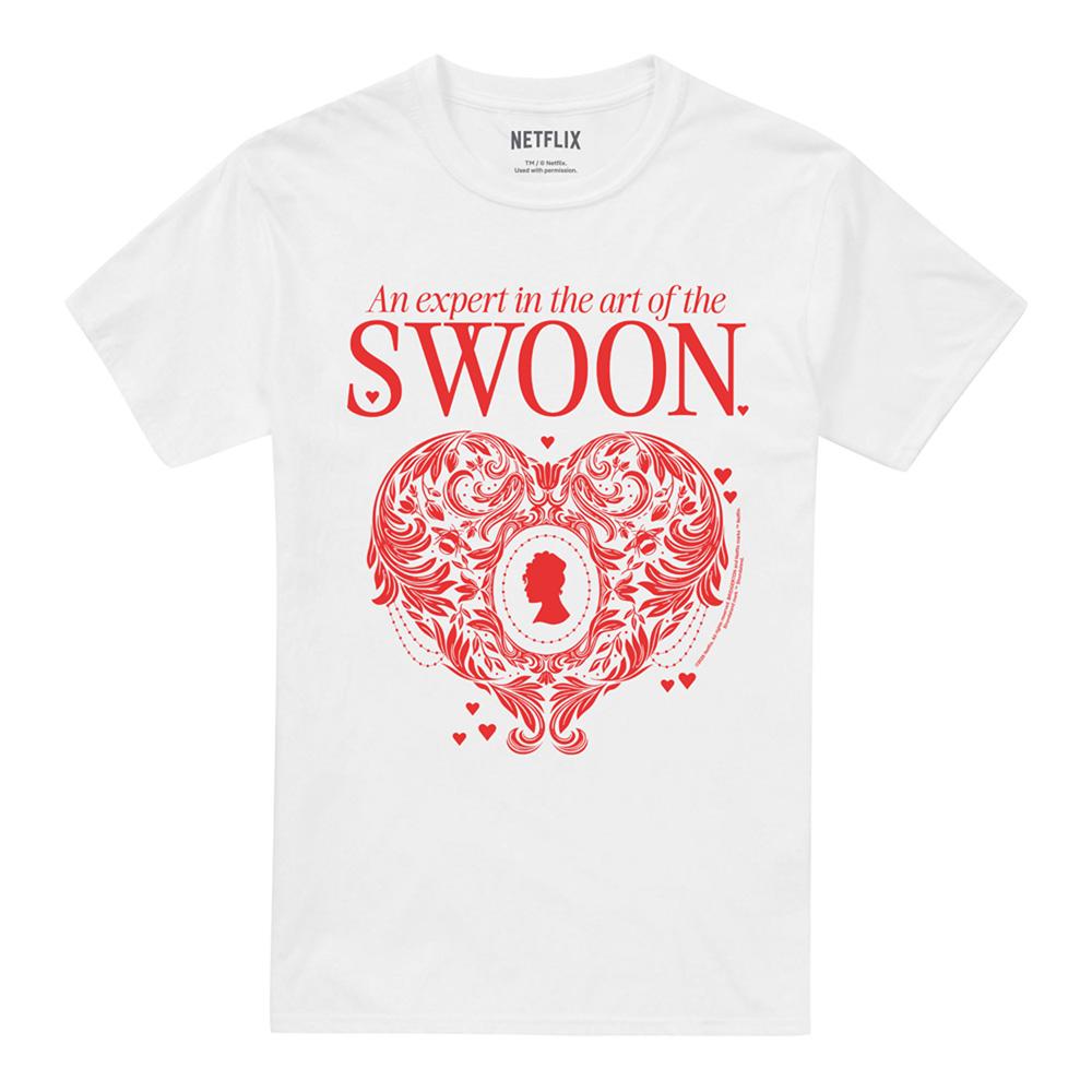 White - Front - Bridgerton Unisex Adult The Art Of Swoon T-Shirt
