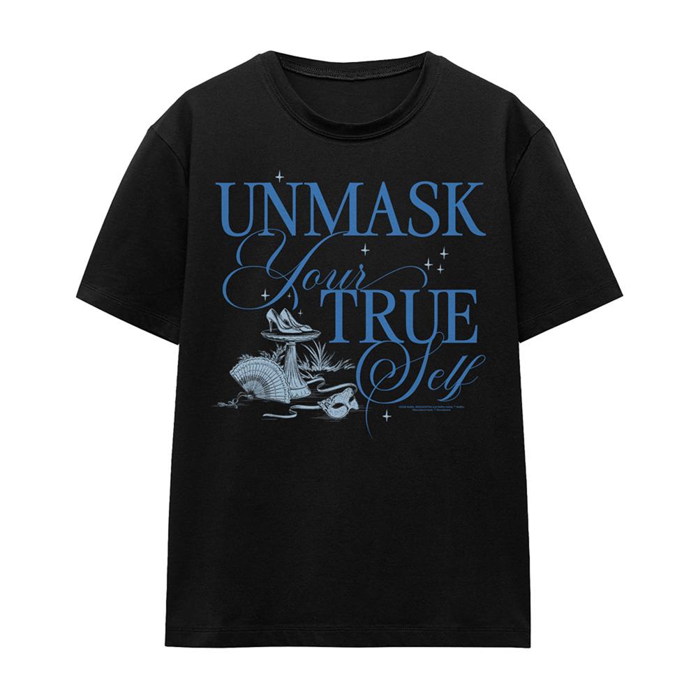 Black - Front - Bridgerton Womens-Ladies Unmask Your True Self T-Shirt
