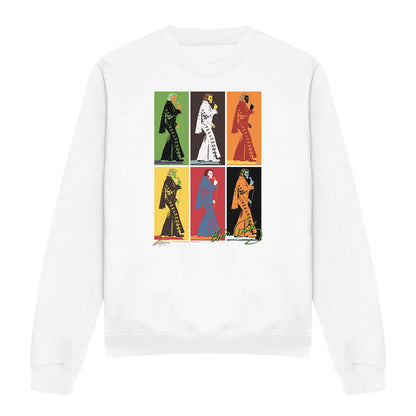 White - Front - Elvis Presley Unisex Adult Retro Boxes Sweatshirt