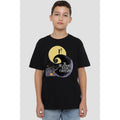 Black - Lifestyle - The Nightmare Before Christmas Childrens-Kids Moon Silhouette T-Shirt