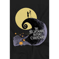 Black - Side - The Nightmare Before Christmas Childrens-Kids Moon Silhouette T-Shirt