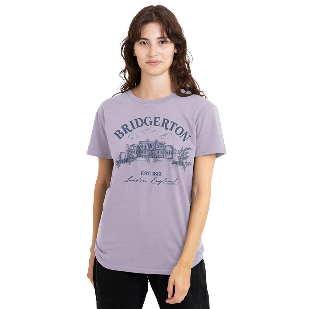 Lavender - Back - Bridgerton Womens-Ladies House T-Shirt