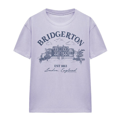 Lavender - Front - Bridgerton Womens-Ladies House T-Shirt