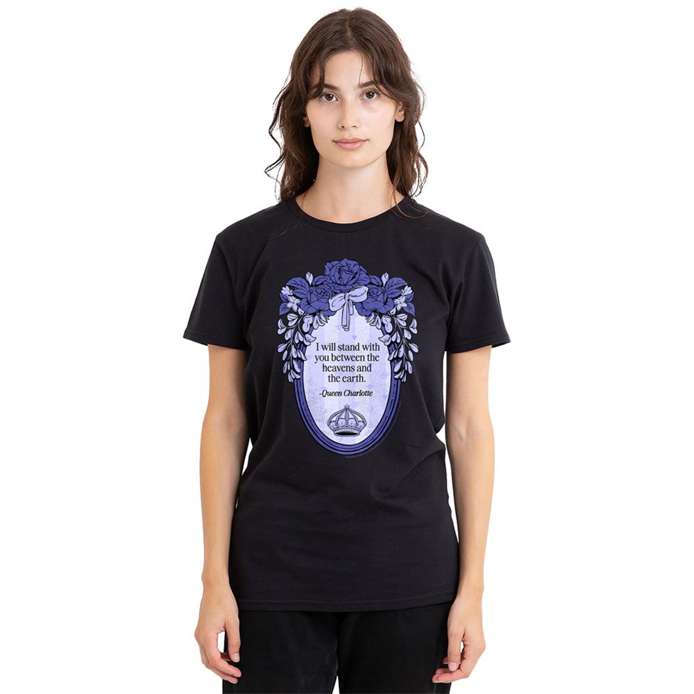Black - Back - Bridgerton Womens-Ladies I Will Stand With You T-Shirt