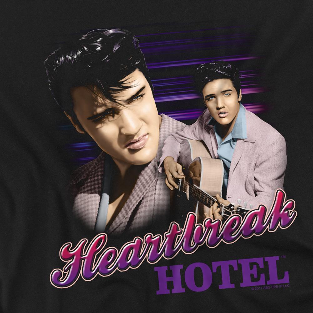 Black - Back - Elvis Presley Childrens-Kids Heartbreak Hotel T-Shirt