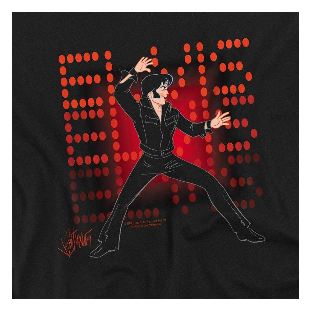 Black - Side - Elvis Childrens-Kids 69 Anime T-Shirt