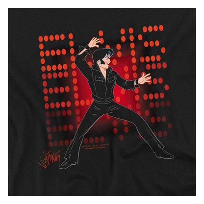 Black - Side - Elvis Childrens-Kids 69 Anime T-Shirt