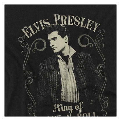 Black - Side - Elvis Presley Childrens-Kids Rock Legend T-Shirt