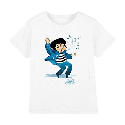White - Front - Elvis Presley Childrens-Kids Lil Jailbird T-Shirt
