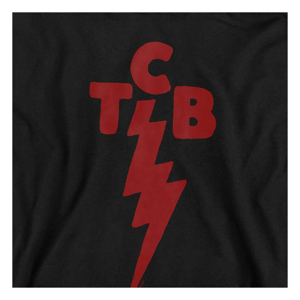 Black - Side - Elvis Presley Childrens-Kids Tcb Symbol Hoodie