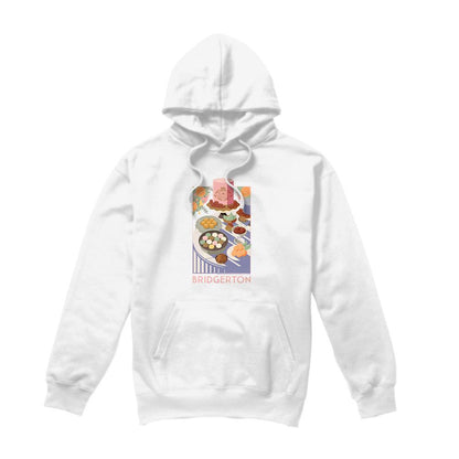 White - Front - Bridgerton Unisex Adult Treats Hoodie