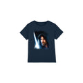 Navy - Front - Star Wars Childrens-Kids Obi Wan Kenobi Poster T-Shirt