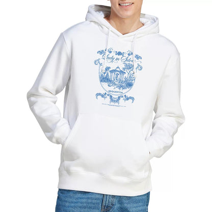White - Back - Bridgerton Unisex Adult Fairy Tale Gazebo Dancing Hoodie