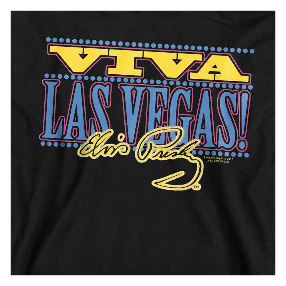 Black - Side - Elvis Presley Childrens-Kids Viva Las Vegas Hoodie