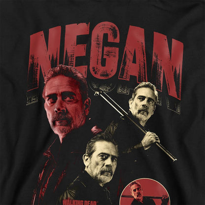 Black - Back - The Walking Dead Childrens-Kids Dead City Negan Homage Pullover Hoodie