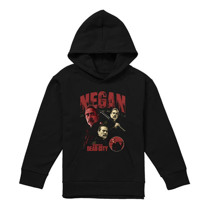 Black - Front - The Walking Dead Childrens-Kids Dead City Negan Homage Pullover Hoodie