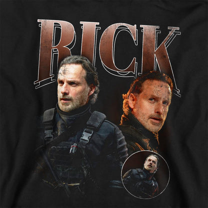Black - Back - The Walking Dead Childrens-Kids The Ones Who Lived Rick Grimes Pullover Hoodie
