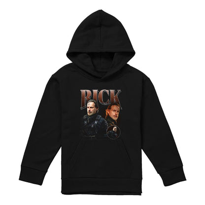 Black - Front - The Walking Dead Childrens-Kids The Ones Who Lived Rick Grimes Pullover Hoodie