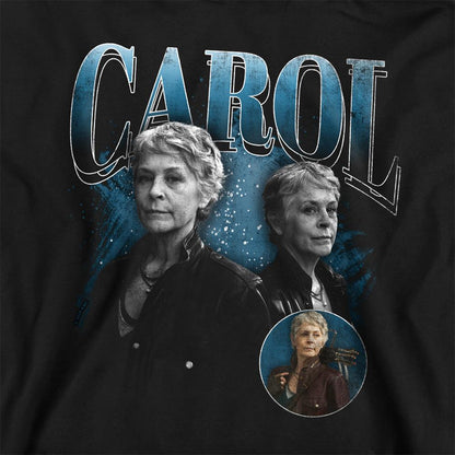 Black - Back - The Walking Dead Childrens-Kids Carol Homage Pullover Hoodie