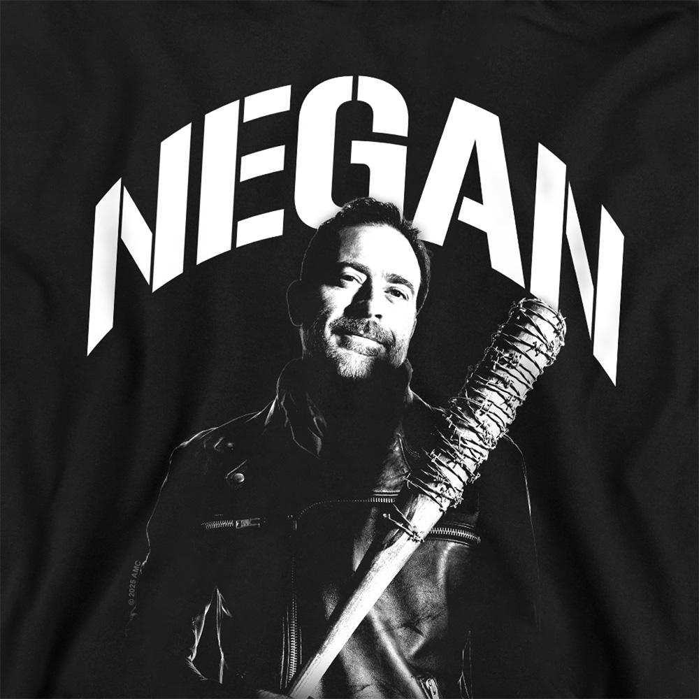 Black - Back - The Walking Dead Childrens-Kids Negan Mono Pullover Hoodie