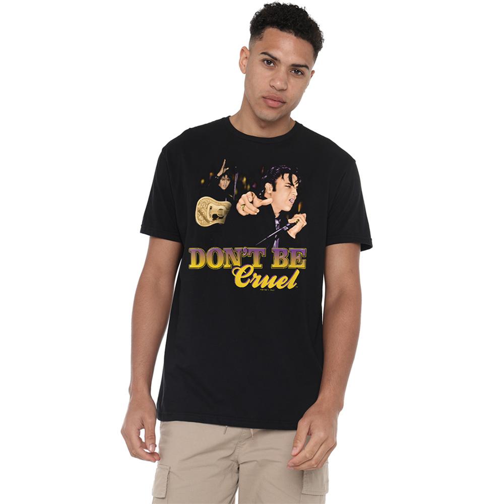 Black - Back - Elvis Presley Unisex Adult Dont Be Cruel T-Shirt