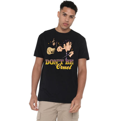 Black - Back - Elvis Presley Unisex Adult Dont Be Cruel T-Shirt