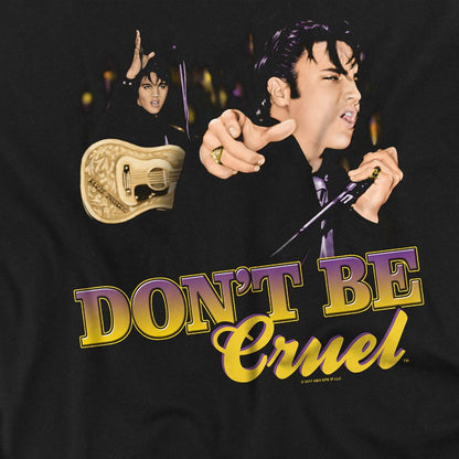 Black - Side - Elvis Presley Unisex Adult Dont Be Cruel T-Shirt