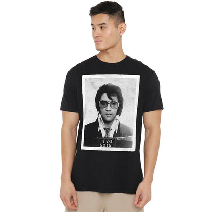 Black - Back - Elvis Presley Unisex Adult Framed T-Shirt