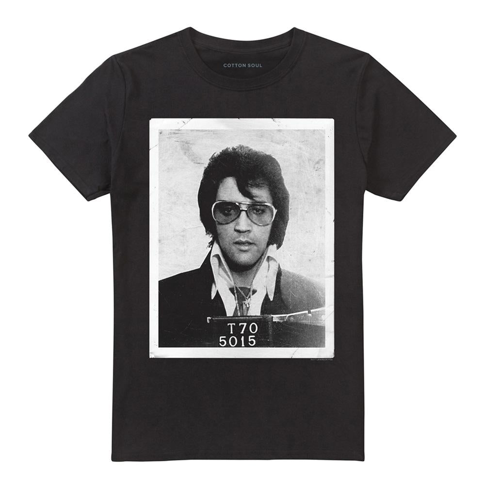 Black - Front - Elvis Presley Unisex Adult Framed T-Shirt