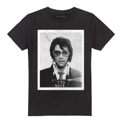 Black - Front - Elvis Presley Unisex Adult Framed T-Shirt