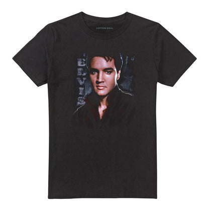 Black - Front - Elvis Presley Unisex Adult Tough T-Shirt