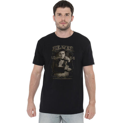 Black - Back - Elvis Presley Unisex Adult 1954 T-Shirt