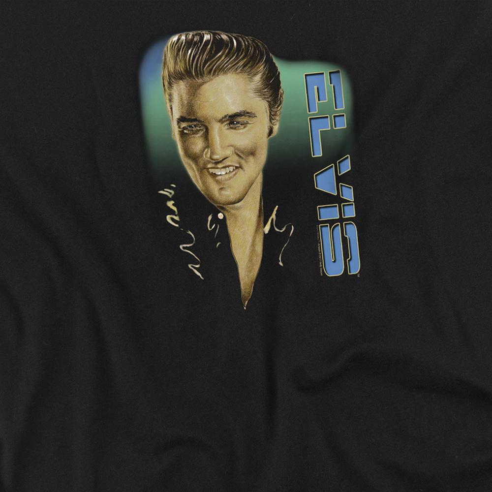 Black - Side - Elvis Presley Unisex Adult 56 T-Shirt