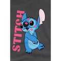 Charcoal - Side - Lilo & Stitch Childrens-Kids Covered In Kisses T-Shirt