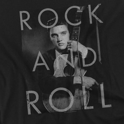 Black - Side - Elvis Presley Unisex Adult Rock And Roll Long-Sleeved T-Shirt