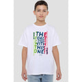 White - Lifestyle - Star Wars Childrens-Kids Force Is Strong T-Shirt
