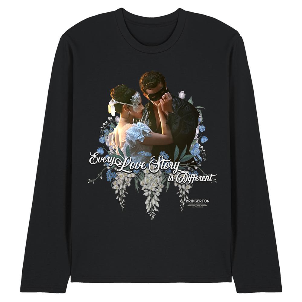 Black - Front - Bridgerton Unisex Adult Benedict And Sophie T-Shirt