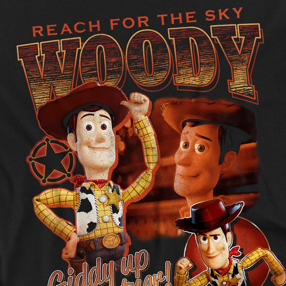 Black - Back - Toy Story Unisex Adult Sheriff Woody Long-Sleeved T-Shirt