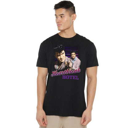 Black - Back - Elvis Presley Unisex Adult Heartbreak Hotel T-Shirt
