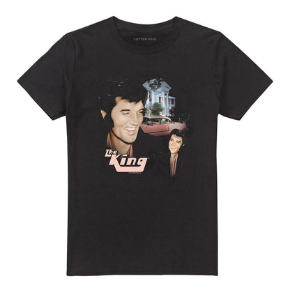 Black - Front - Elvis Presley Unisex Adult Home Sweet Home T-Shirt