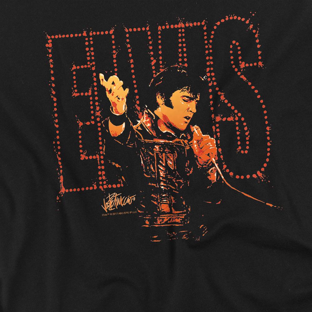 Black - Side - Elvis Presley Unisex Adult Take My Hand T-Shirt