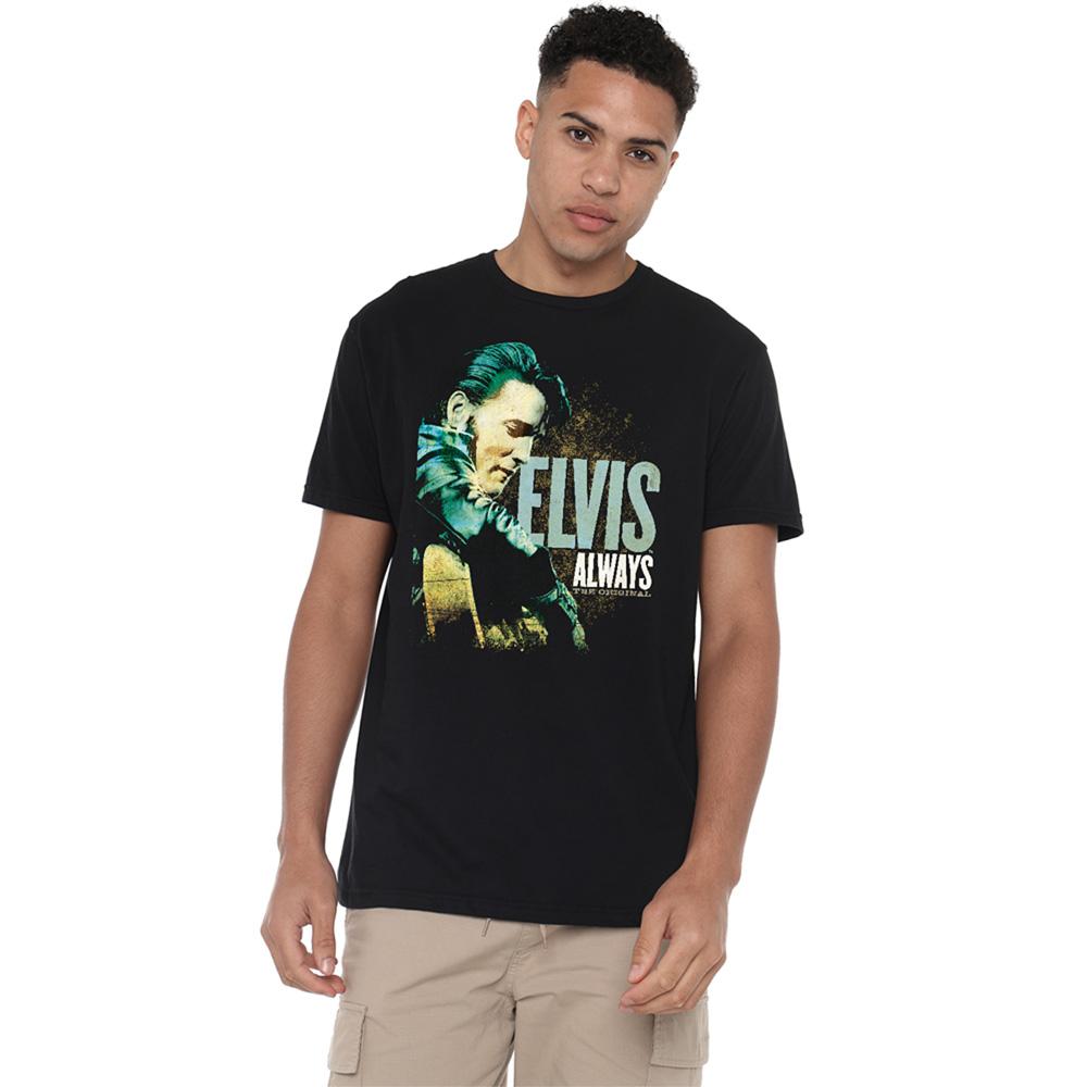 Black - Back - Elvis Presley Unisex Adult Always The Original T-Shirt