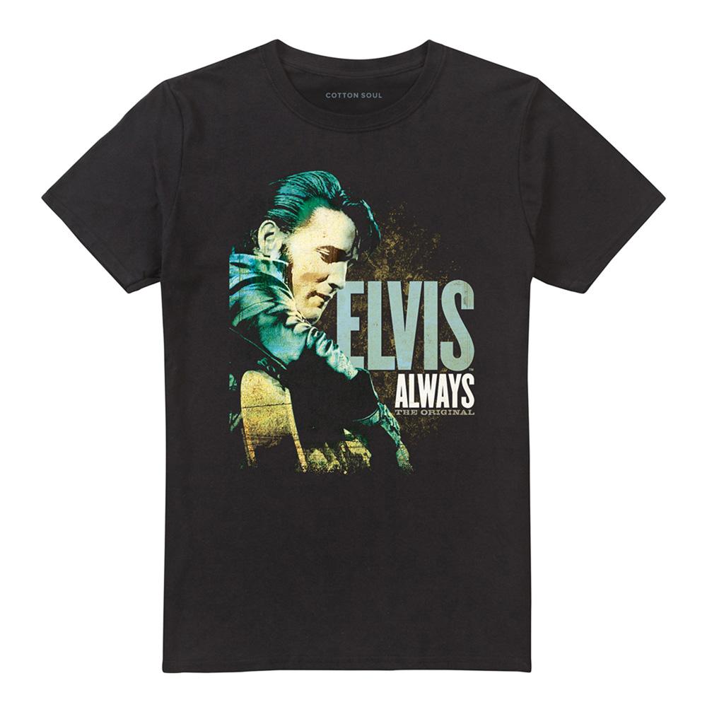 Black - Front - Elvis Presley Unisex Adult Always The Original T-Shirt