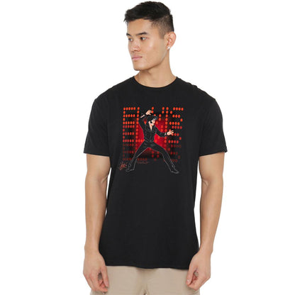 Black - Back - Elvis Presley Unisex Adult 69 Anime T-Shirt