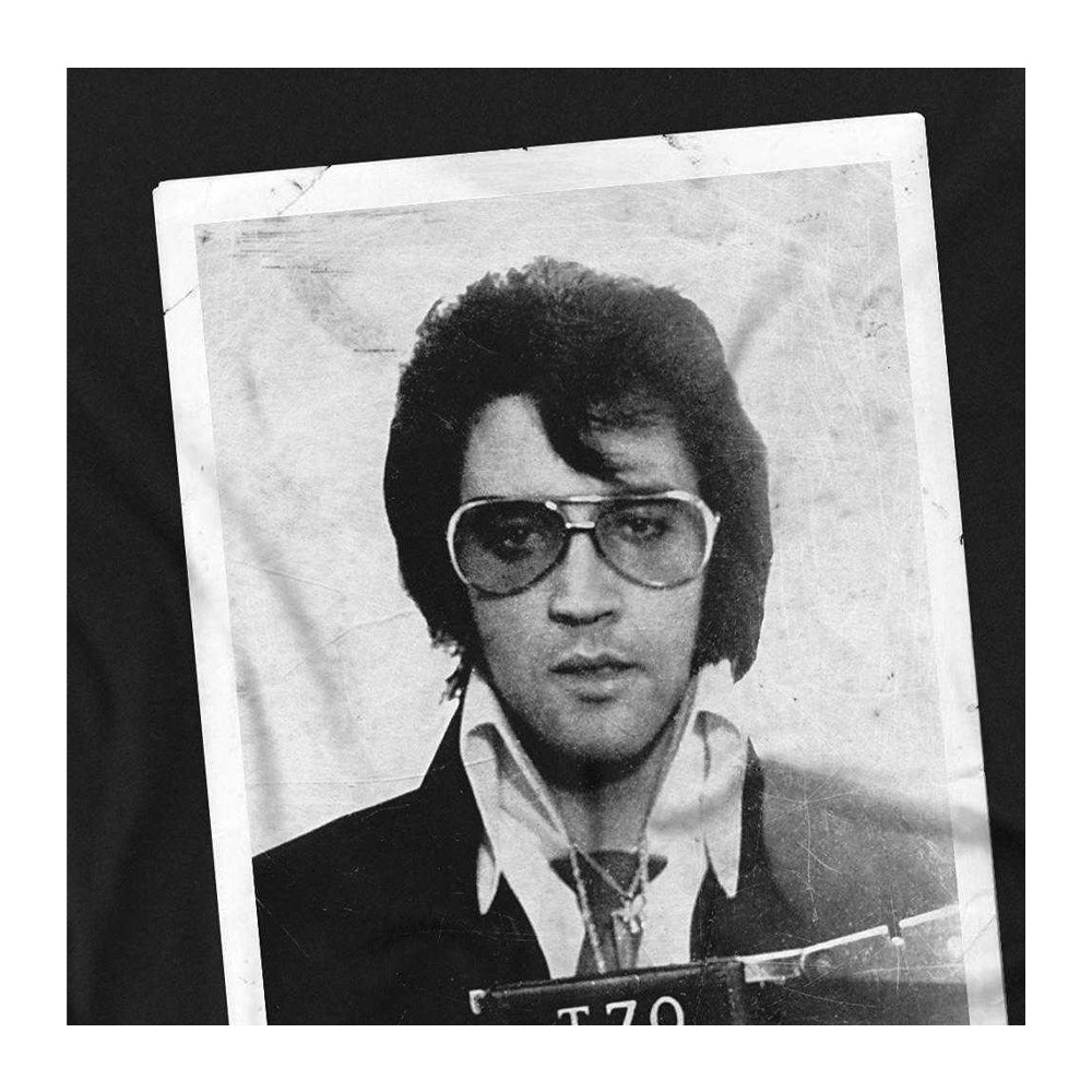 Black - Side - Elvis Presley Childrens-Kids Framed T-Shirt