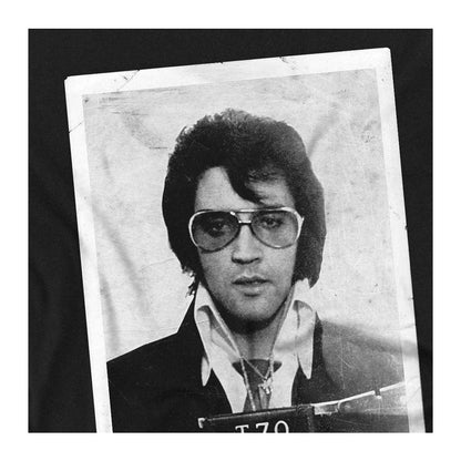 Black - Side - Elvis Presley Childrens-Kids Framed T-Shirt