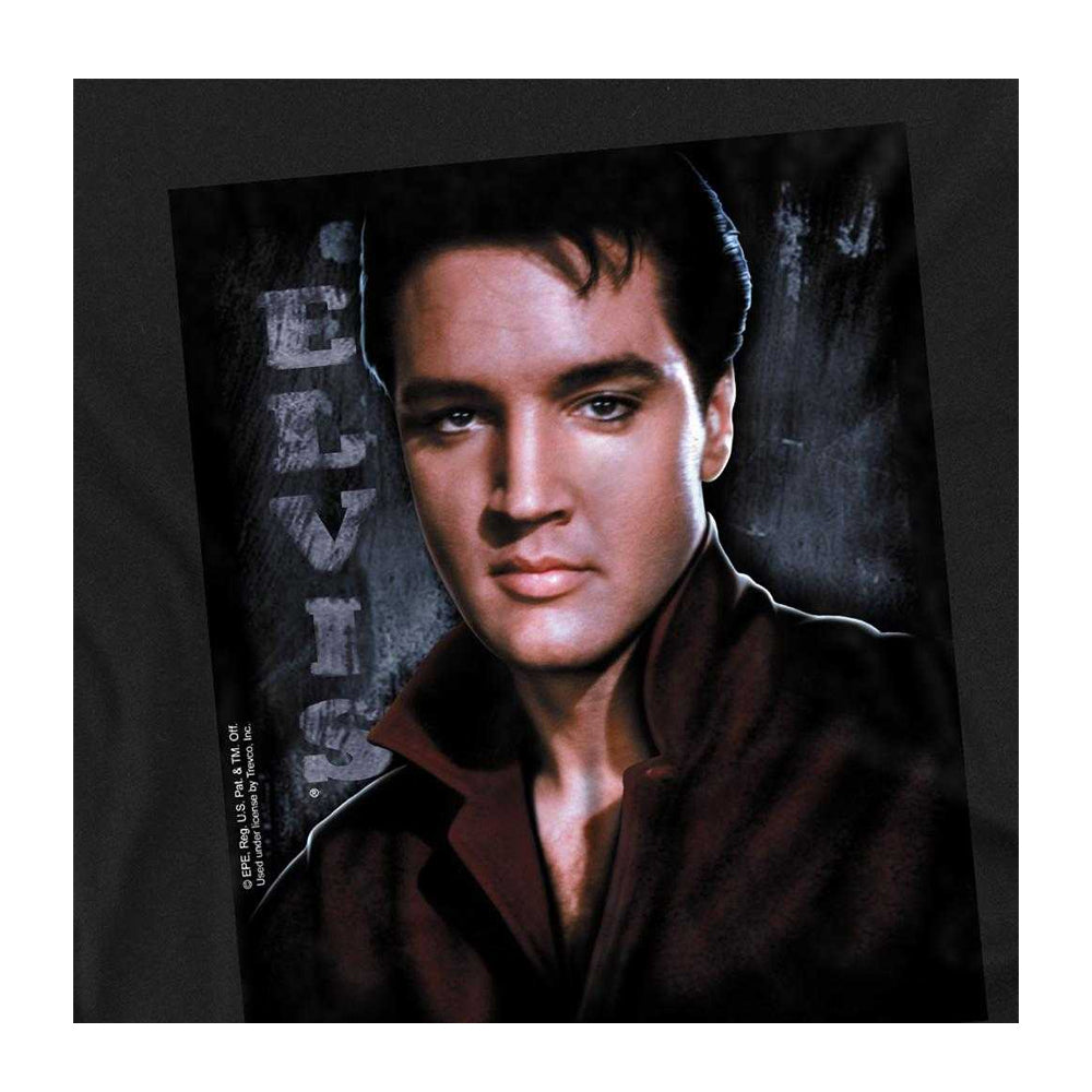 Black - Side - Elvis Presley Childrens-Kids Tough T-Shirt